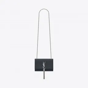 伊夫圣罗兰/Yves Saint laurent Kate 小号流苏鳄鱼纹压花闪亮真皮包 474366DND0N1251