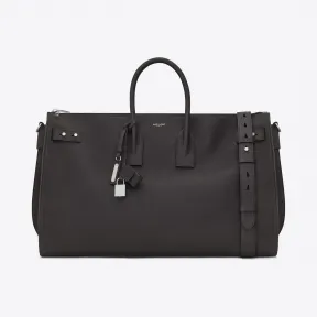 伊夫圣罗兰/Yves Saint laurent sac de jour souple 两日用大号灰色细粒纹理真皮行李袋 480