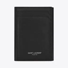 伊夫圣罗兰/Yves Saint laurent FRAGMENTS黑色真皮钥匙包 483243D434N1000