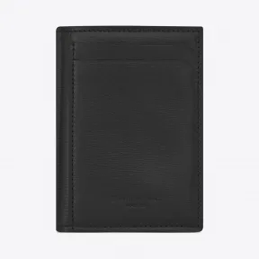 伊夫圣罗兰/Yves Saint laurent 破片黑色真皮和闪亮装饰钥匙袋 485581D43481000