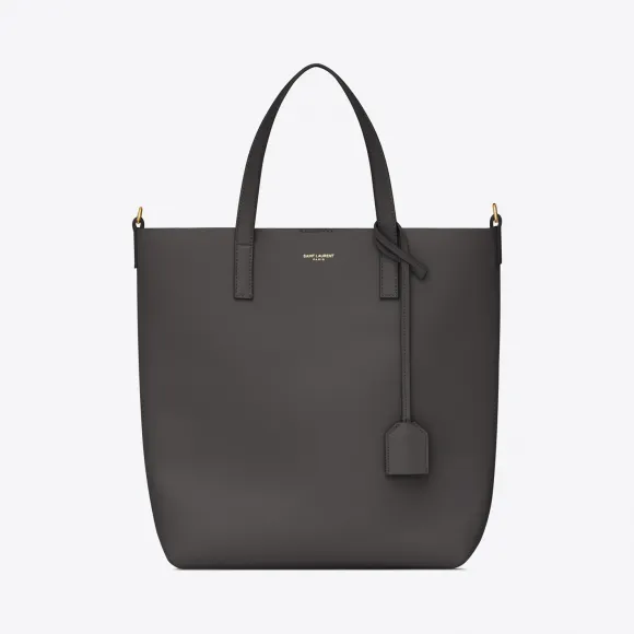 伊夫圣罗兰/Yves Saint laurent SHOPPING Toy bag in asphalt gray leathe