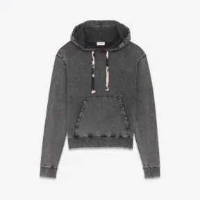 伊夫圣罗兰/Yves Saint laurent 黑色连帽衫采用扎染拉绳设计 498805YB2LD1059