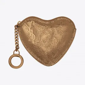 伊夫圣罗兰/Yves Saint laurent 这款钥匙包采用青铜色皮革制成 5063020HW0W2440