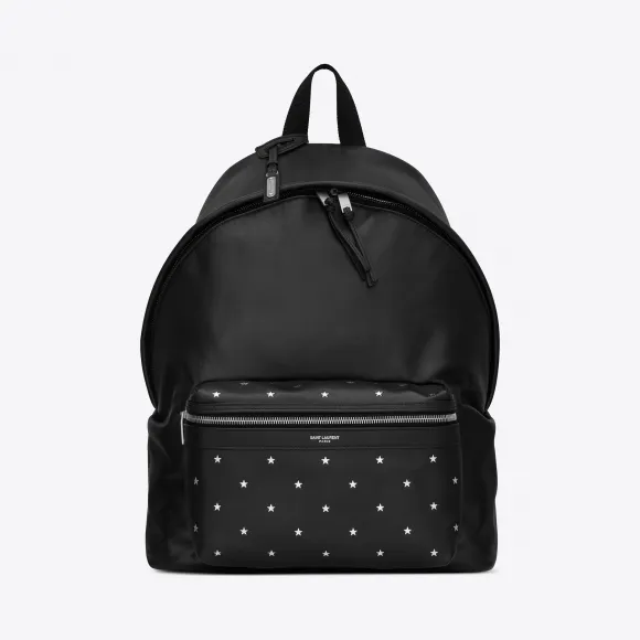 伊夫圣罗兰/Yves Saint laurent CITY 小颗星形印花真皮双肩包 534967CWTEF1054