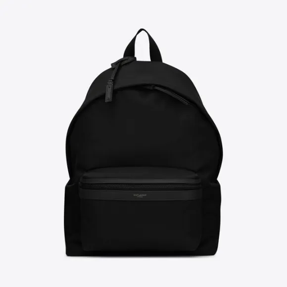 伊夫圣罗兰/Yves Saint laurent econyl®、光滑皮革和尼龙制成的城市背包 534967FAAB41000