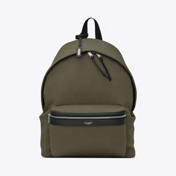 伊夫圣罗兰/Yves Saint laurent 男士 CITY棉质帆布双肩包 534967GOA5F2466