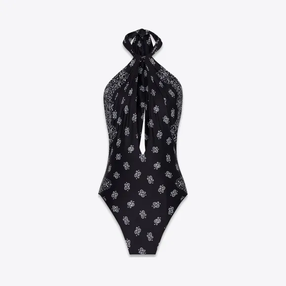 伊夫圣罗兰/Yves Saint laurent 班达那印花泳衣  553614Y817U1095