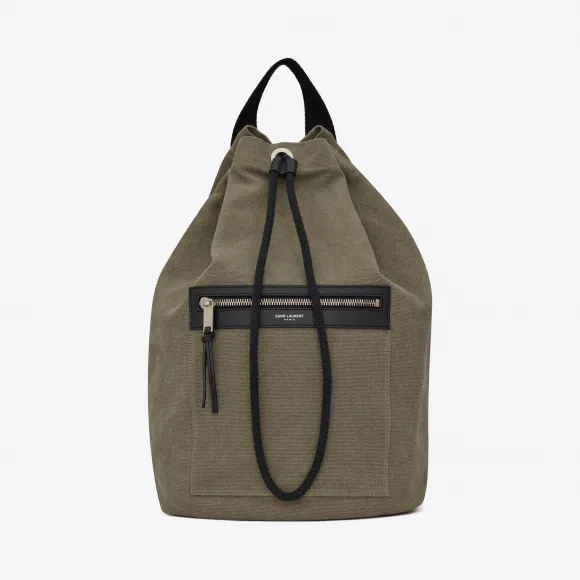 伊夫圣罗兰/Yves Saint laurent CITY SAILOR canvas backpack  55396993X6