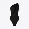 伊夫圣罗兰/Yves Saint laurent 垂褶肩连体泳衣 574294Y601V1000