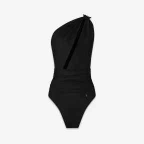 伊夫圣罗兰/Yves Saint laurent 垂褶肩连体泳衣 574294Y601V1000