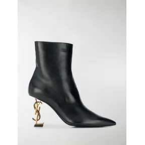 伊夫圣罗兰/Yves Saint laurent 女士 徽标后跟尖头靴 5789231FZDD1000