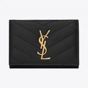 伊夫圣罗兰/Yves Saint laurent 女士 MONOGRAM 粒面压花真皮钥匙包 580656BOW011000