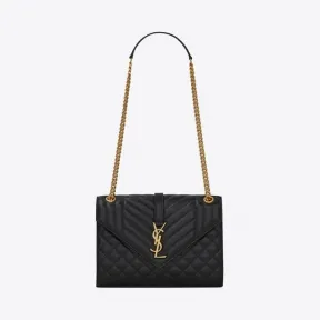 伊夫圣罗兰/Yves Saint laurent 中号绗缝软皮革信封包 6001850O7S11000