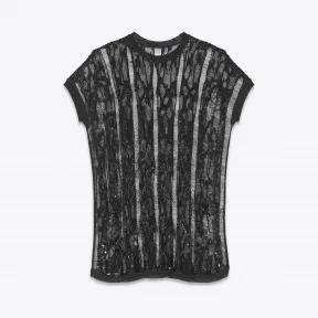 伊夫圣罗兰/Yves Saint laurent 亚麻和丝绸亮片长破烂中山装 602934YAIV21001