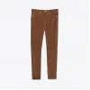伊夫圣罗兰/Yves Saint laurent 复古绒面革九分直筒裤 605147YC2AY2104