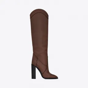 伊夫圣罗兰/Yves Saint laurent KATE高帮靴 光滑皮革 6209811UP006023