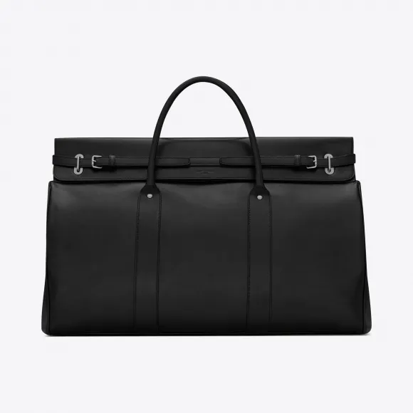 伊夫圣罗兰/Yves Saint laurent VERNEUIL光滑皮革大号行李袋