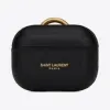 伊夫圣罗兰/Yves Saint laurent  PARIS光滑皮革无线耳机盒适用于airpods 6419540O7TJ1080