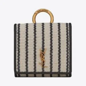 伊夫圣罗兰/Yves Saint laurent 帆布和光滑皮革耳机盒,适用于airpods pro 675329FAACG9583