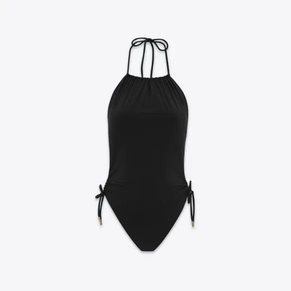 伊夫圣罗兰/Yves Saint laurent 挂脖露背泳衣 727158Y37DG1000