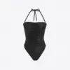 伊夫圣罗兰/Yves Saint laurent 挂脖露背泳衣 735442Y37DF1000