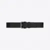 伊夫圣罗兰/Yves Saint laurent 方形带扣光滑植鞣皮革宽腰带 736639AABM21000