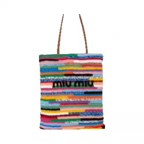 MIUMIU レディース トートバッグ 5BG248 2F46 F0055 ORO 5BG248-2F46-F0055-V-ORO-