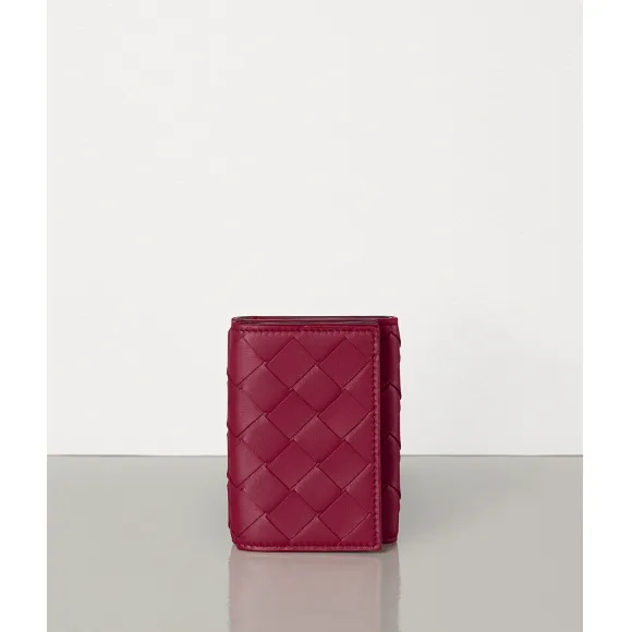 葆蝶家/Bottega Veneta MAXI INTRECCIO编织迷你长款钱包 550306VO0BH6216-小迈步海淘品牌官网