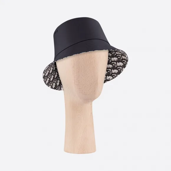 迪奥/Dior Teddy D CD Oblique黑色窄帽檐渔夫帽 95TDD923A130-C900-小迈步海淘品牌官网