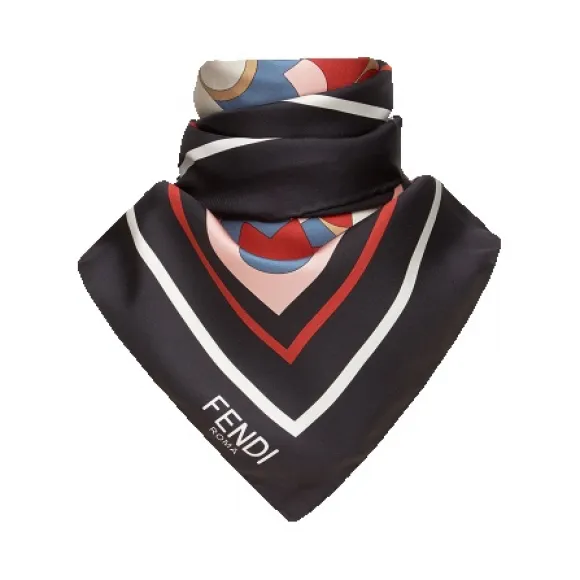芬迪/Fendi FASHION SHOW SCARF丝巾 FXT091 7TE F0QA1-小迈步海淘品牌官网