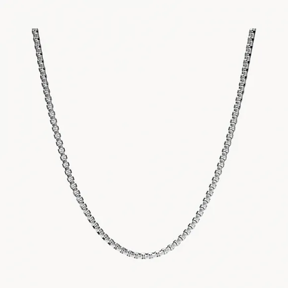 化石/Fossil Stainless Steel Chain Necklace JF03723040小迈步海淘品牌官网