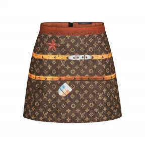 路易威登/louis vuitton trunks 印花迷你短裙 1a4mu8
