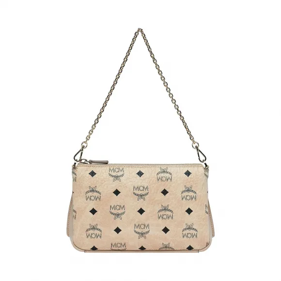 MCM Millie Top Zip Crossbody in Visetos MYZ8AME02IG001小迈步海淘品牌官网