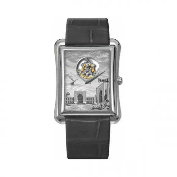 伯爵/Piaget 黑带系列 手动机械 18k白金 男表 G0A40606-小迈步海淘品牌官网