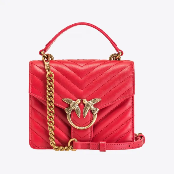 品蔻/Pinko Mini Love Bag Top Handle V Quilt 手袋 1P22Q8Y7SQR43Q小迈步海淘品牌官网