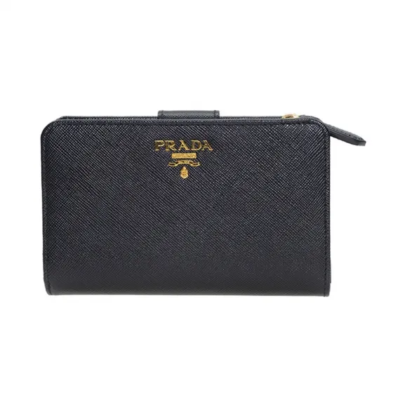 普拉达/Prada 黑色 牛皮 钱包 1M1225-UZF-F0002-小迈步海淘品牌官网