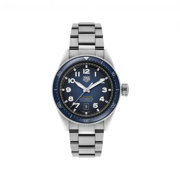 TAG HEUER AUTAVIA ISOGRAPH ACCIAIO QUADRANTE NERO FUME 42mm WBE5110.EB0173 Prezzo | Sorelle Ronco