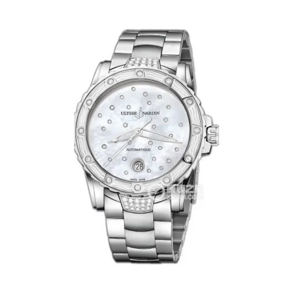 雅典/Ulysse Nardin 航海系列 不锈钢镶钻 自动机械 男表 8153-180E-7C-20-小迈步海淘品牌官网