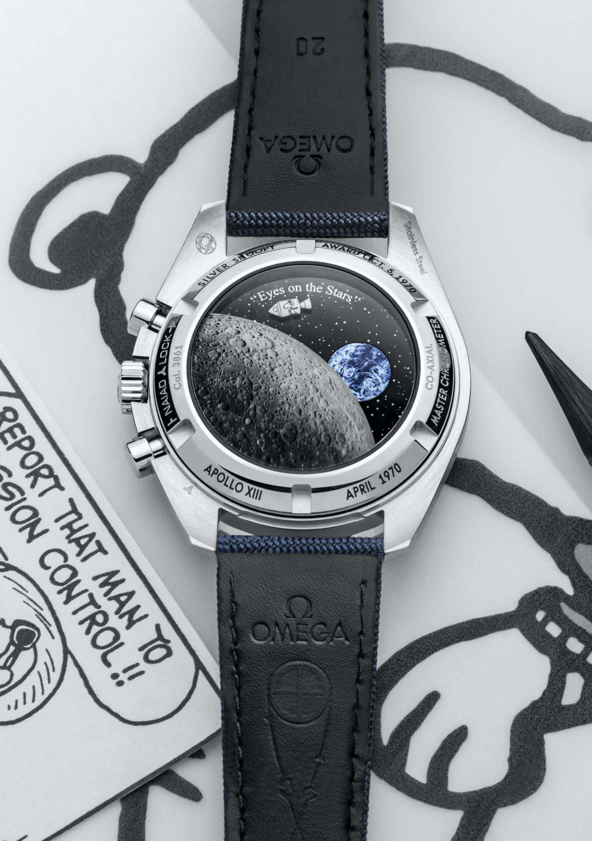 Omega Speedmaster Silver Snoopy Award 50th Anniversary 310.32.42.50.02.001 - 2